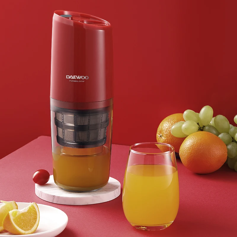 Портативная Мини соковыжималка медленная смешивание фруктов машина с фильтром