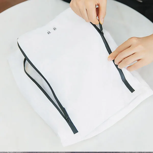 Xiaomi Mijia 90Fun DuPont бумажный органайзер для хранения сумка переносная одежда обувь нижнее белье Сумка водонепроницаемая Удобная дорожная сумка - Цвет: Shoes Storage Bag