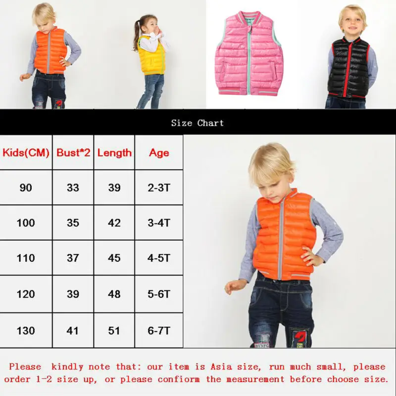 Зимняя теплая куртка для мальчиков и девочек стеганая на молнии спереди пуховая