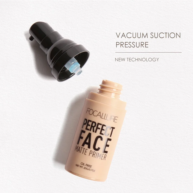 FOCALLURE, матовая основа для лица, натуральный макияж, основа для макияжа, основа для кожи лица, контроль жирности, косметическая основа для лица, косметика