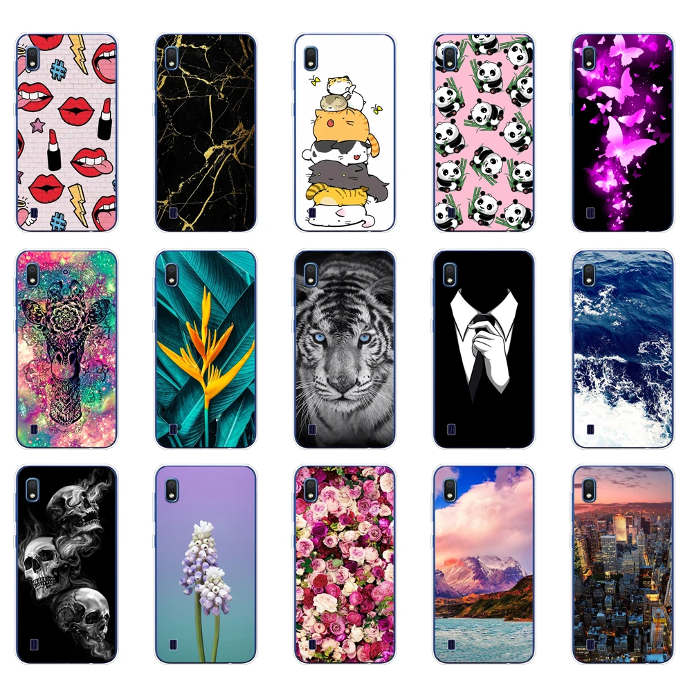 Case For Samsung A10 Case cover phone Silicone funda For Samsung Galaxy A10 A 10 cover SM-A105F A105 A105F cartoon coqa