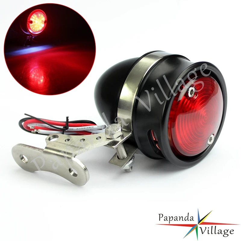 Аксессуары для мотоциклов 12 В светодиодный задний фонарь стоп сигнал Harley Chopper Bobber