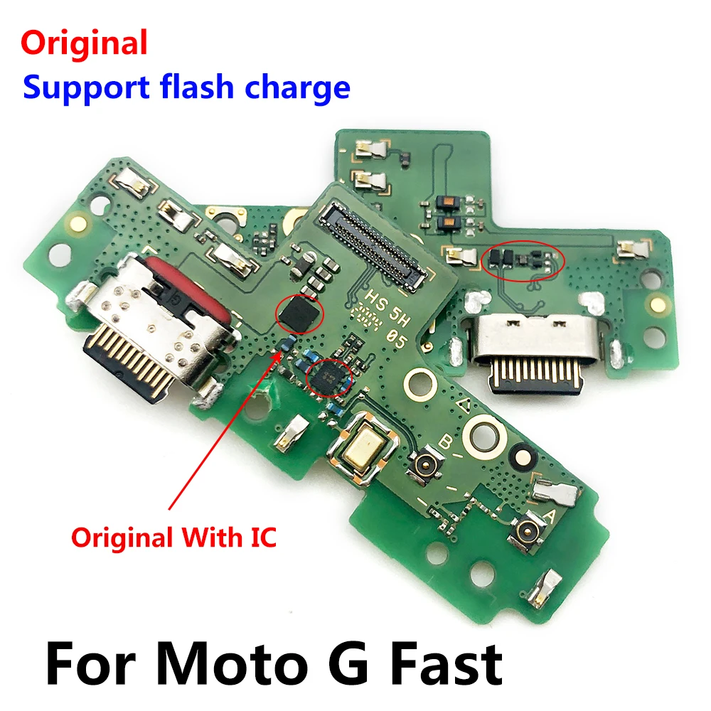 Оригинальный Новый USB-разъем для зарядки док-станции гибкий кабель Moto G Fast с