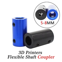 3d printers parts flexible shaft coupler 5 8mm step motor and screw connecting parts aluminum alloy connector 1pc