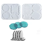 1 шт. подставка для чашки, силиконовая форма, УФ-отверждаемая эпоксидная смола форм, бокал, поднос для кофе, формы для изготовления ювелирных изделий