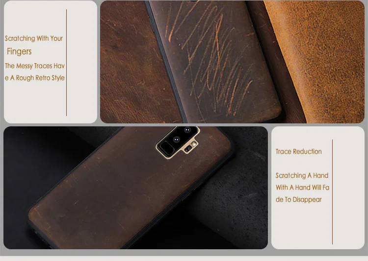 Чехол для samsung Galaxy S7edge S8 S9 S10 плюс A10 A20 A30 A50 A70 из воловьей кожи чехол для Note 8, 9, 10, A5 A7 A8 J5 J6 J7 чехол