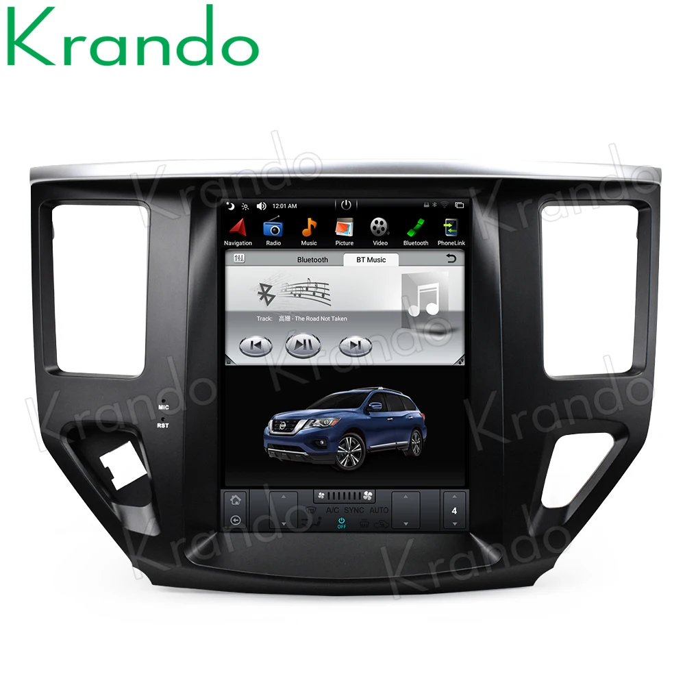 

Krando Android 7.1 10.4" Vertical Screen car multimedia for Nissan Pathfinder 2013-2018 GPS multimedia player Stereo receiver