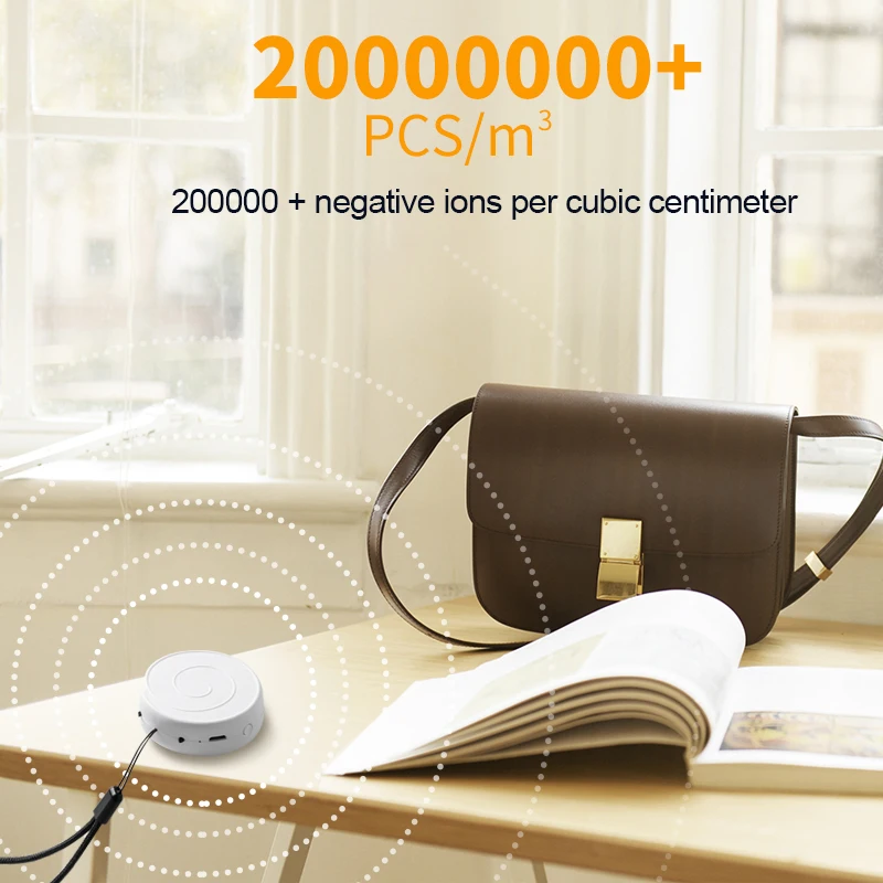 Lollipop Shape Wearable Necklace Mini Portable USB Air Cleaner Negative Lon Generator Low Noise Purifier | Автомобили и мотоциклы
