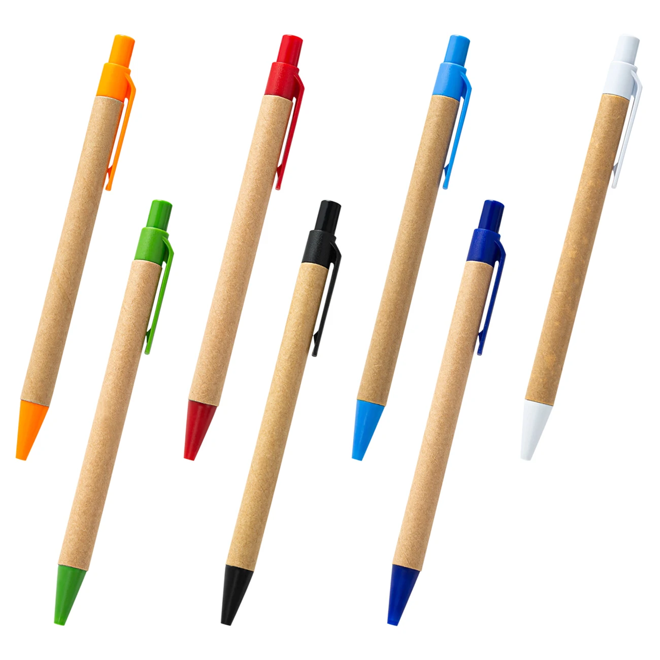 100 шт./лот, бумажная шариковая ручка, Экологически чистая шариковая ручка из переработанной бумаги от AliExpress WW