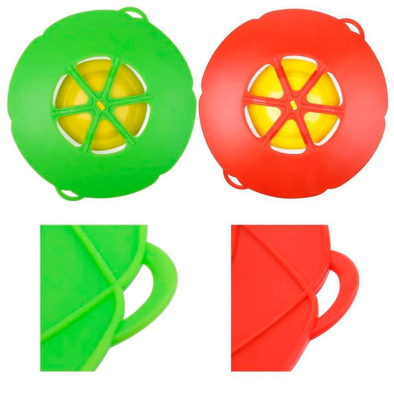 

Silicone lid Spill Stopper Cover For Pot Pan Kitchen Accessories Cooking Tools Flower Cookware Home Kitchen Accessories Gadgets