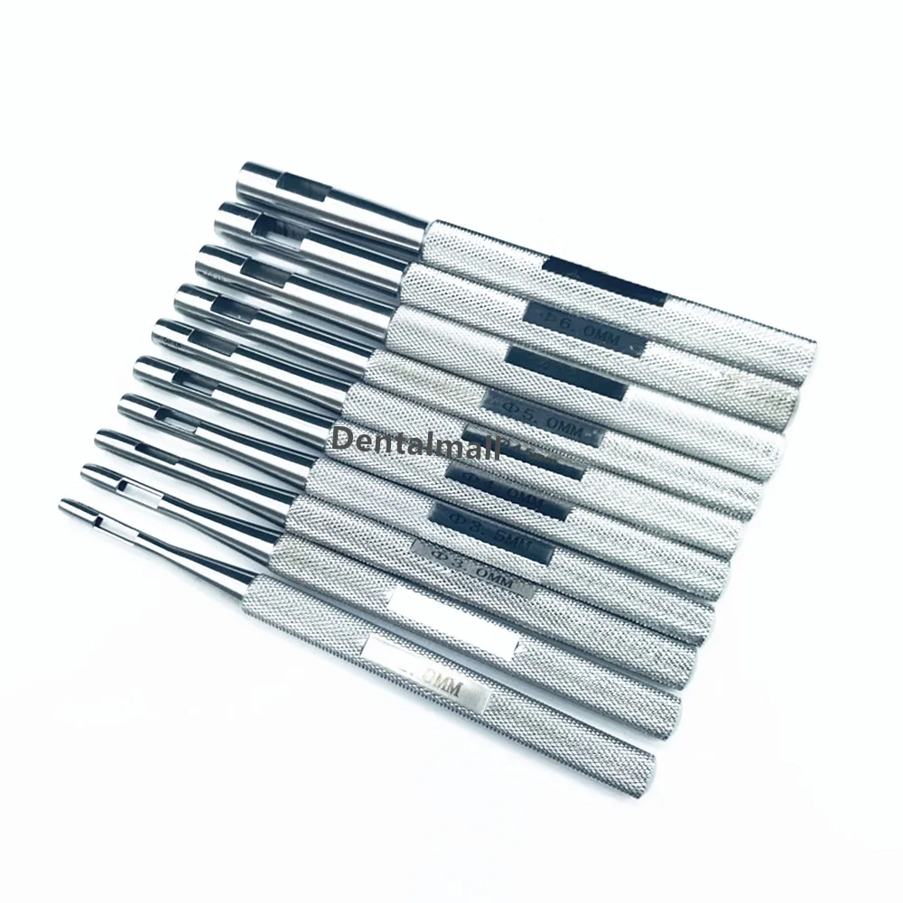 Дермальный дырокол для биопсии инструмент пирсинга кожи тела из нержавеющей