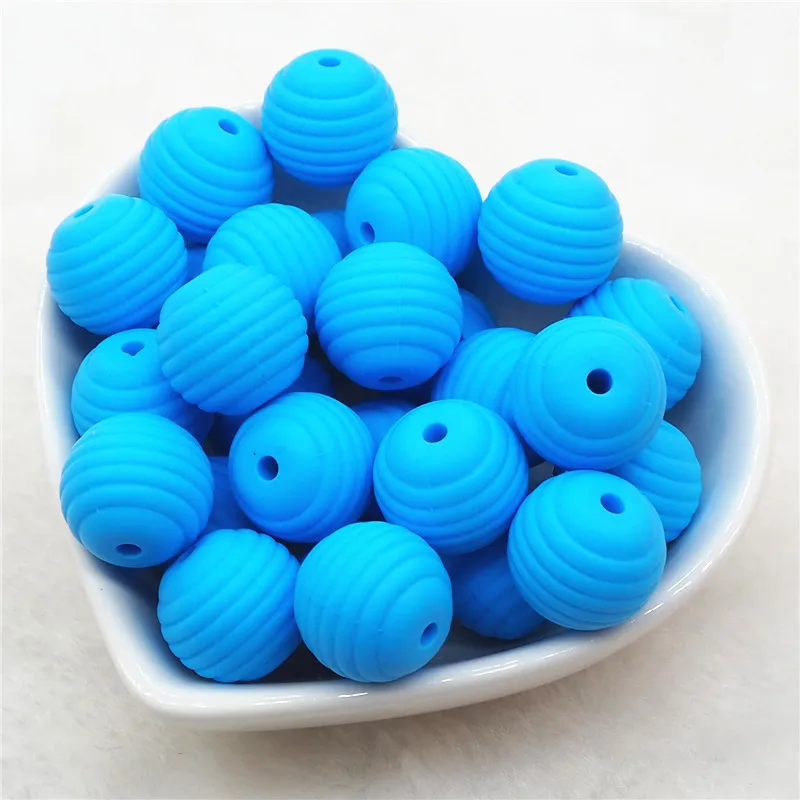 Sky Blue Chenkai 10 шт. BPA Free силиконовый галстук-бабочка Прорезыватель для зубов бусины DIY Baby Shower Прорезыватель для зубов Монтессори Сенсорная игрушка бант-узел Аксессуары - Цвет: Sky Blue