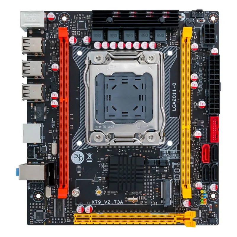 

X79-S Chip Computer Motherboard 2011 Pin Supports DDR3 Server ECC Memory E5-2670