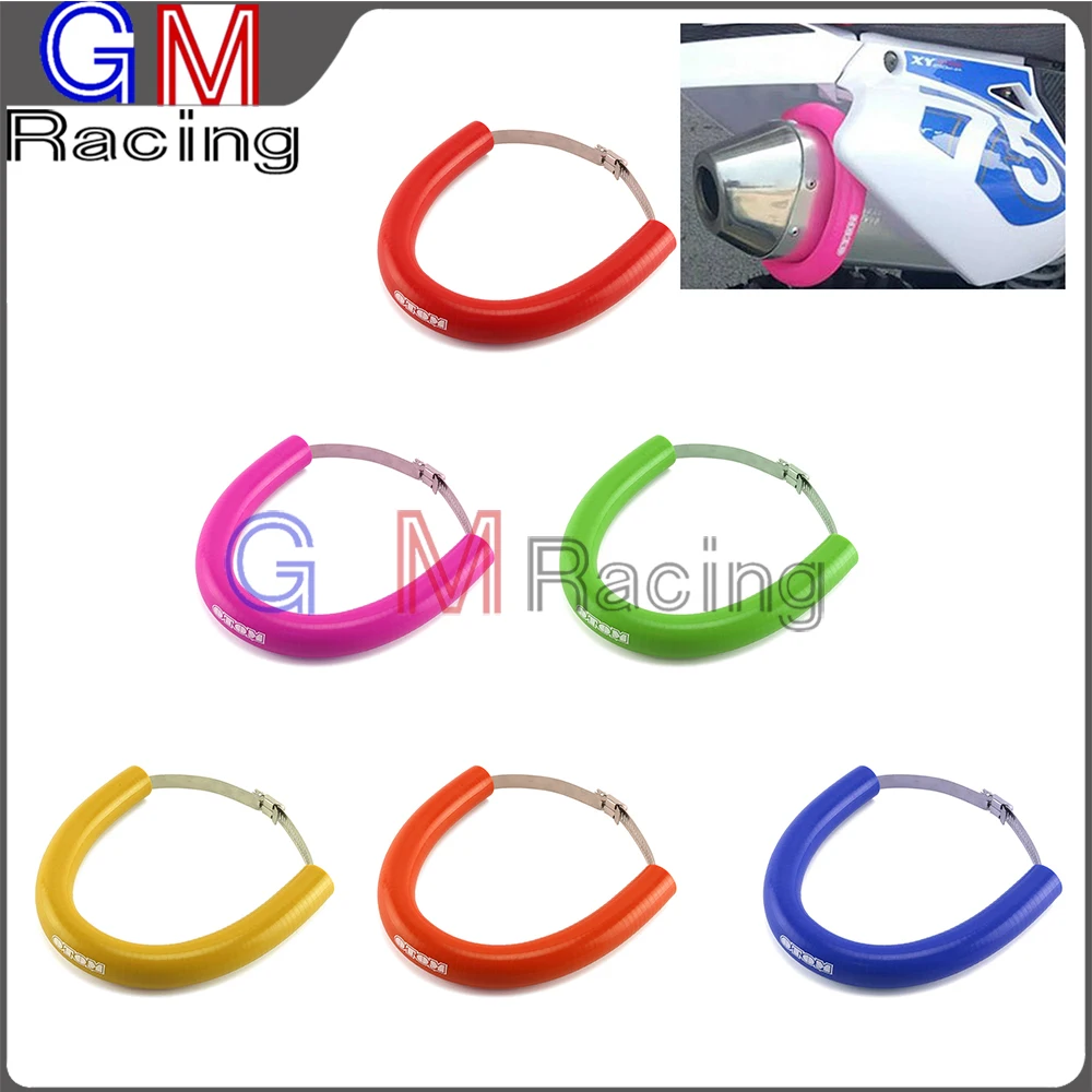 Универсальная защита выхлопной трубы мотоцикла от горячей воды для KAWASAKI KX65 KX85 KX125