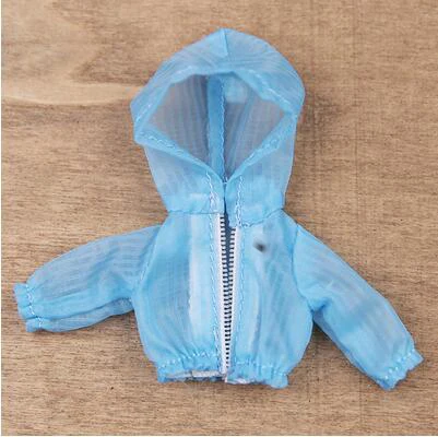 A M0087 детская игрушка ручной работы 1/12 ob11 кукла blyth BJD/Аксессуары для кукол SD GSC цветная Солнцезащитная одежда с капюшоном 1 шт - Цвет: A