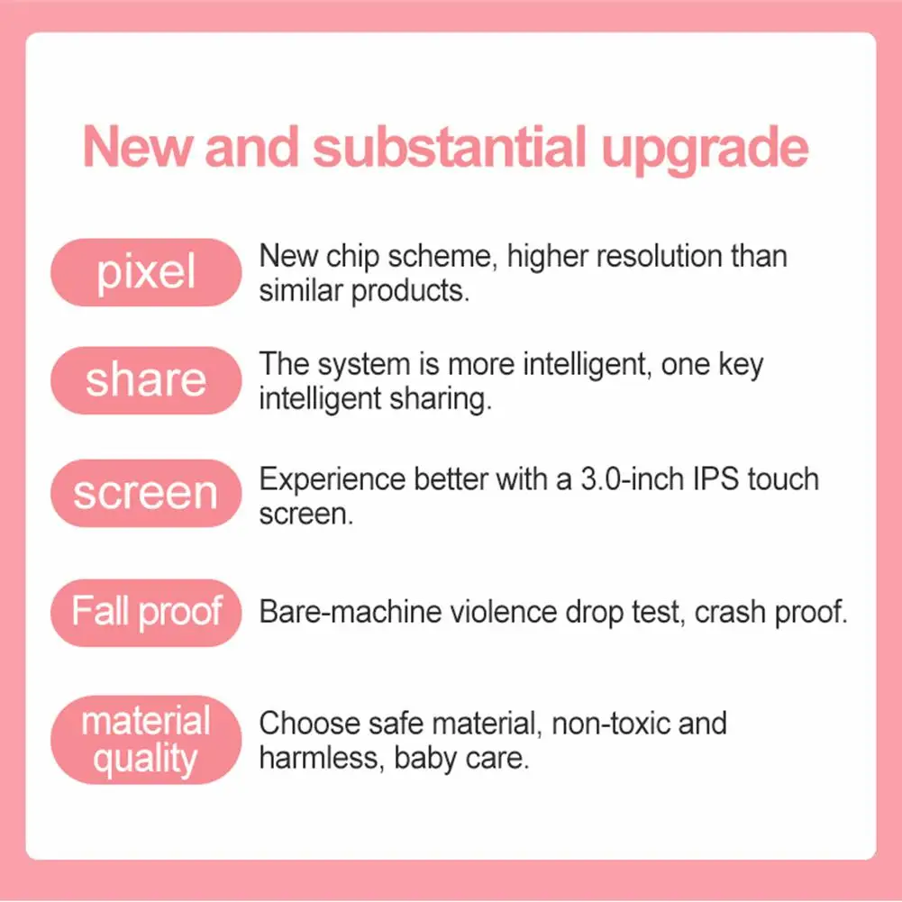 3 дюймовая стильная мини камера детская маленькая цифровая SLR для движения