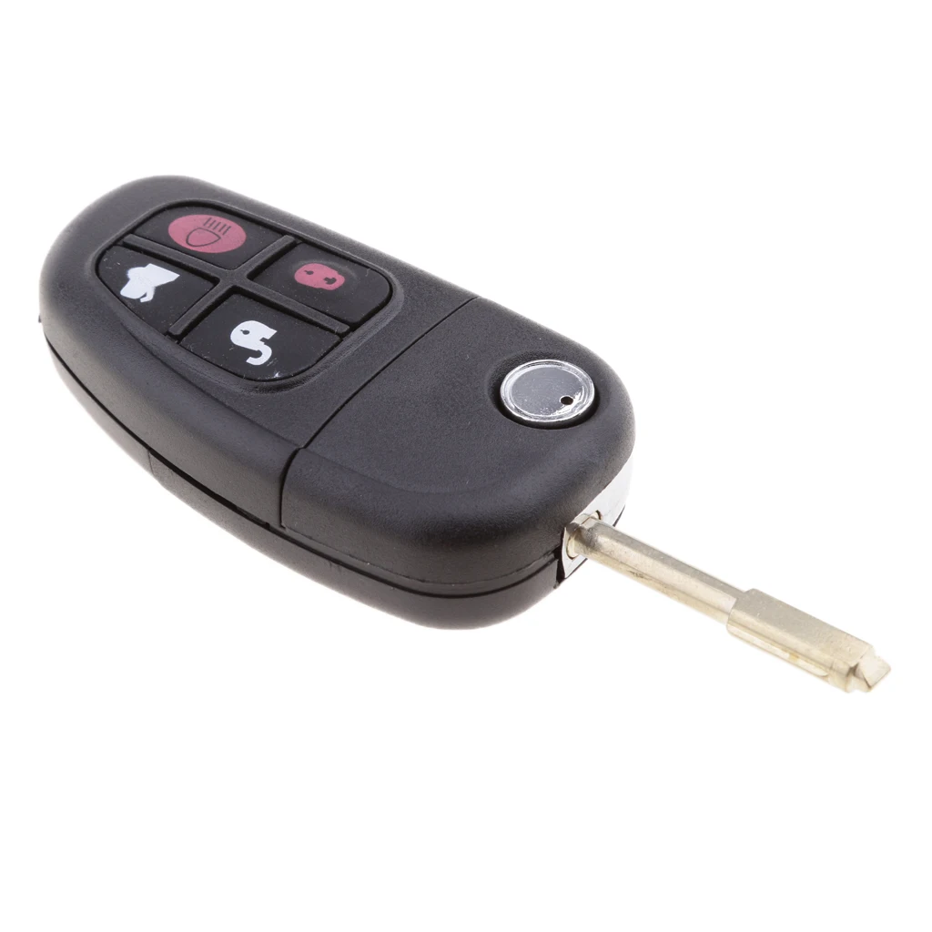 Чехол брелок для ключей с чипом необработанное лезвие полный комплект Jaguar XJ XJR X