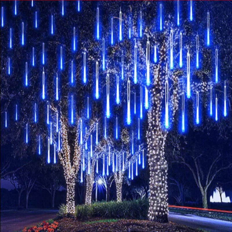 Светодиодсветильник лампа дождик для душа 220 В с вилкой европейского стандарта