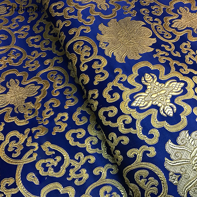 Lychee Life 75x50 см Винтажные Цветы атласная ткань имитирует шелковая парчовая