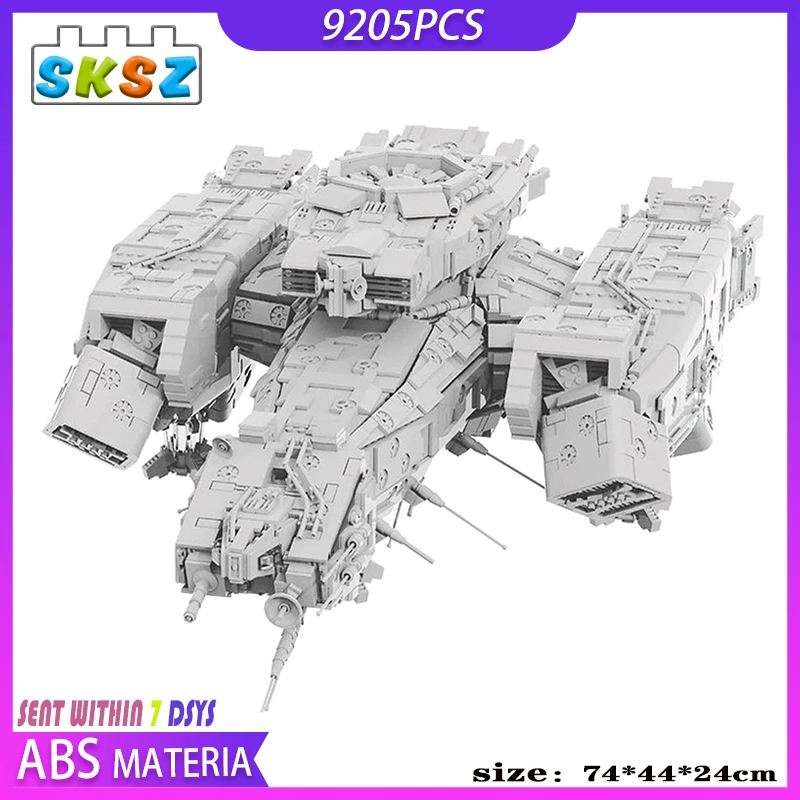 

DIY Toy Assembly USCSS Spaceship Model MOC-9803 Building Blocks Brick Famous Space Plan Wars Movie Collection Kid Birthday Toys