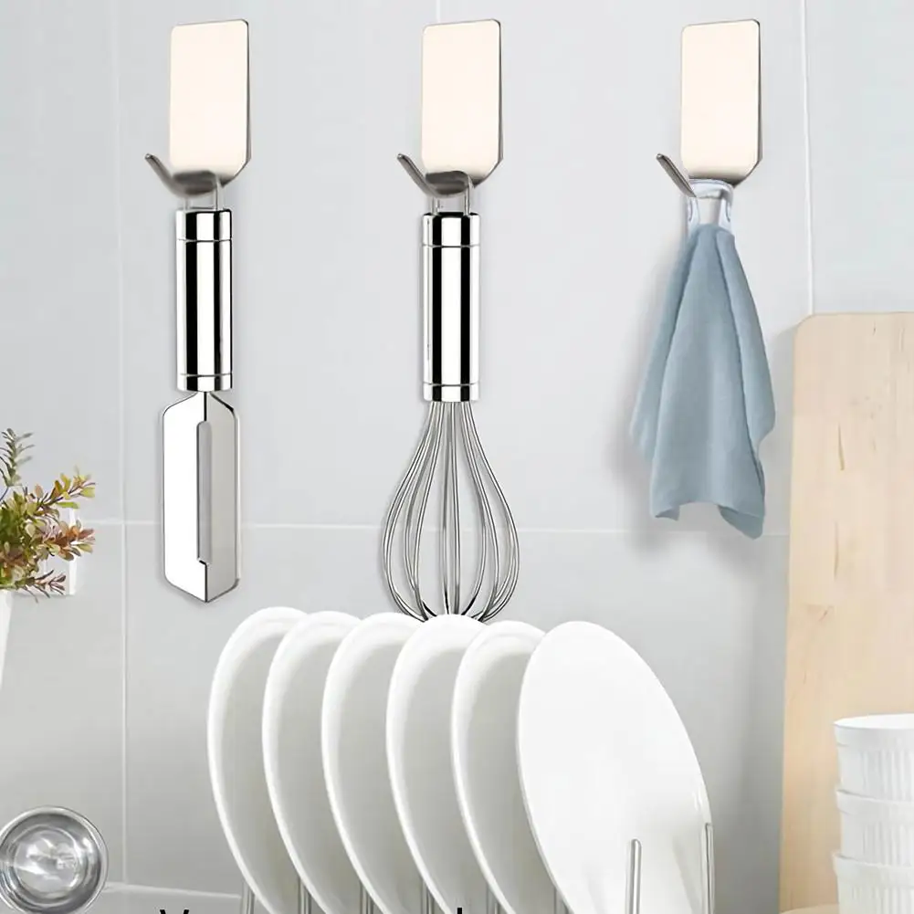 Крючки Настенные клейкие 304 из нержавеющей стали 8 шт. | Дом и сад