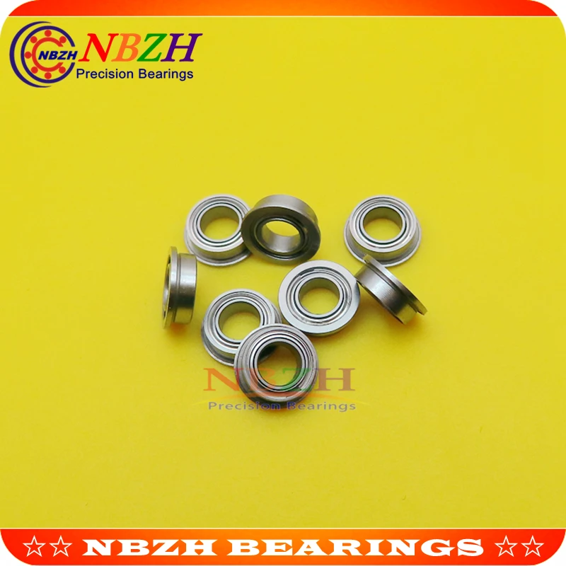 NBZH bearingBoutique Flange Ball Bearings MF74ZZ / LF740ZZ Size 4*7*8.2*2.5*0.6 Mm images - 2