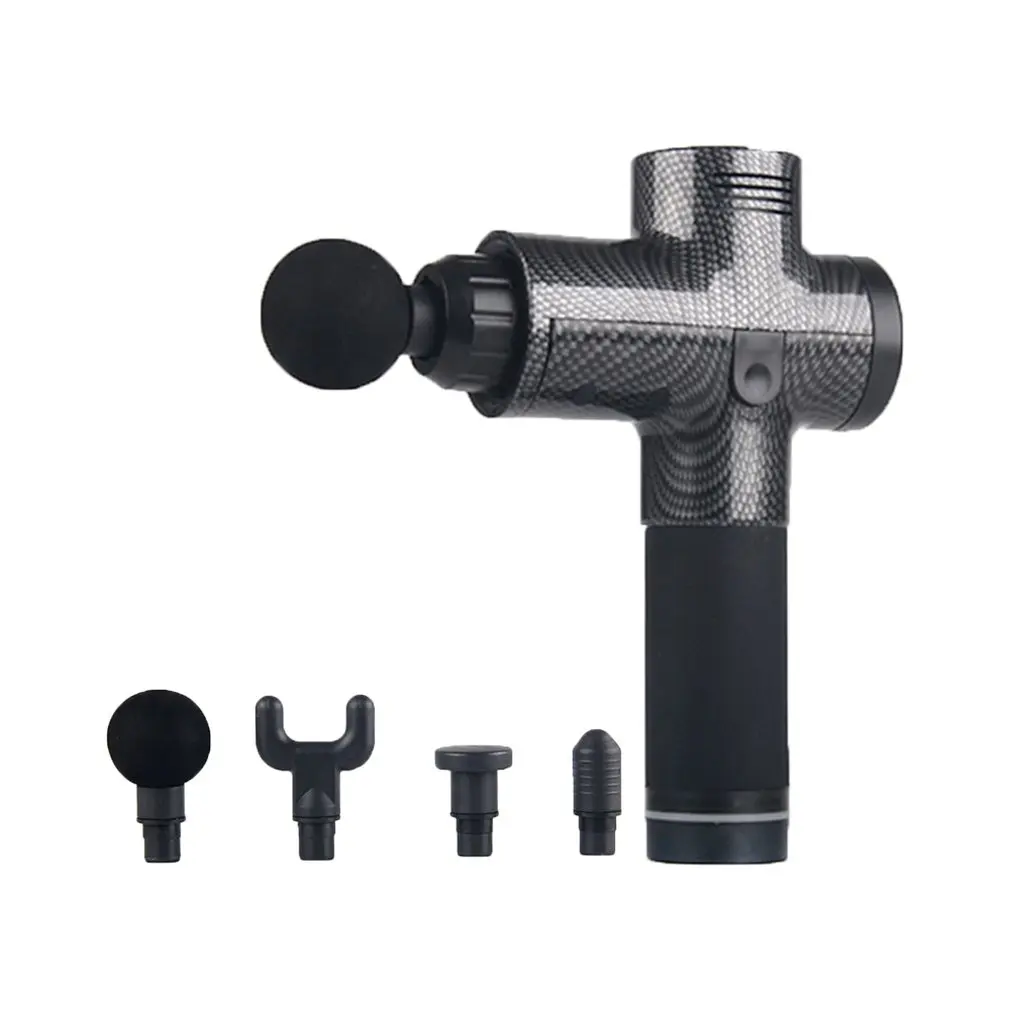 

EU/US Plug Portable Massage Gun Muscle Massager Muscle Pain Management after Training Exercising Body Relax Slimming Pain Relief