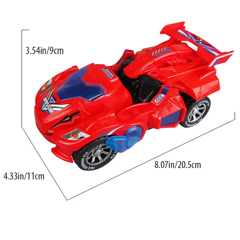 Деформирующийся светодиодный автомобиль детские игрушки-Динозавры игрушечные