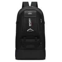 new 100l backpack waterproof mountaineering bag men super large capacity long distance luggage travel bag durable tool backpack