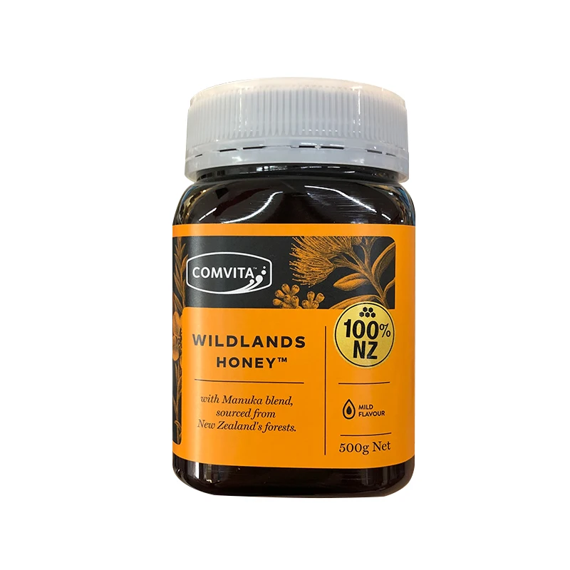 

Original NewZealand Comvita Wildlands Manuka Honey 500g Premium Honey for Digestive Health Respiratory System Cough Sooth Throat