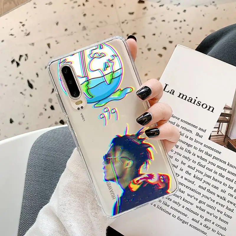 

Juice Wrld Phone Case Transparent for Samsung A71 S9 10 20 HUAWEI p30 40 honor 10i 8x xiaomi note 8 Pro 10t 11