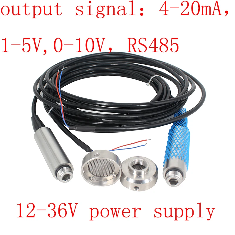 Sensor de Nível de Água Transmissor Antientupimento Sensor de Vazamento de Água 420ma 15v 010v Rs485 Qdy30b Transmissores de pressão