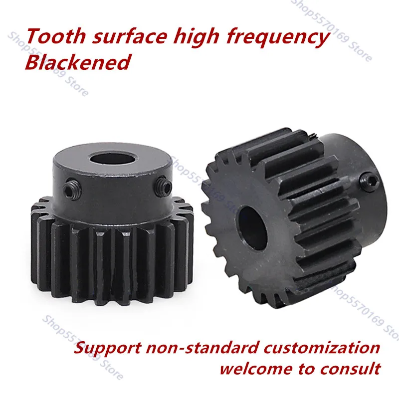 1 шт. зубчатая шестерня с прямым зубчатым двигателем 2 M = 20T 22T 23T 24T R Teeth 45 # стальная