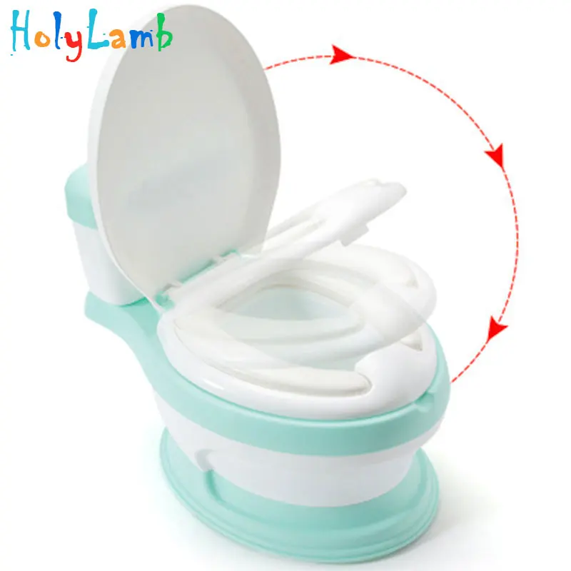 

Baby potty toilet bowl training pan toilet seat children's pot kids bedpan portable urinal comfortable backrest cartoon cute pot