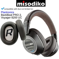misodiko replacement ear pads cushion kit for plantronics backbeat pro 2 voyager 8200 uc headphones repair parts earpads