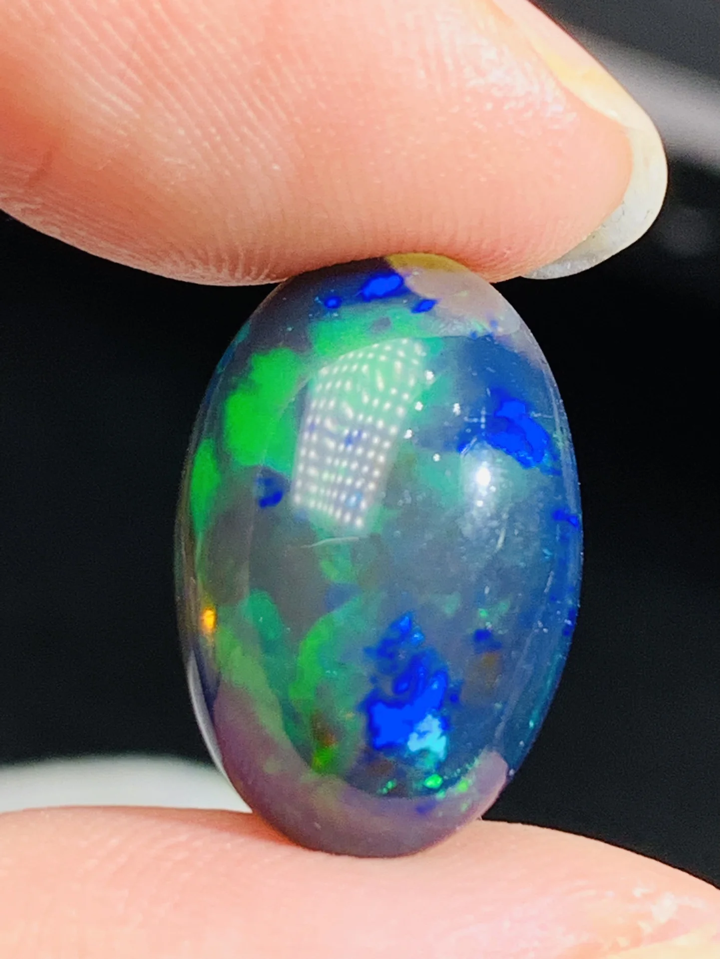 Pure natural opal bare stone colourful luster Round shape Making necklace ring bracelet bijoux femme edelstenen natuurlijke