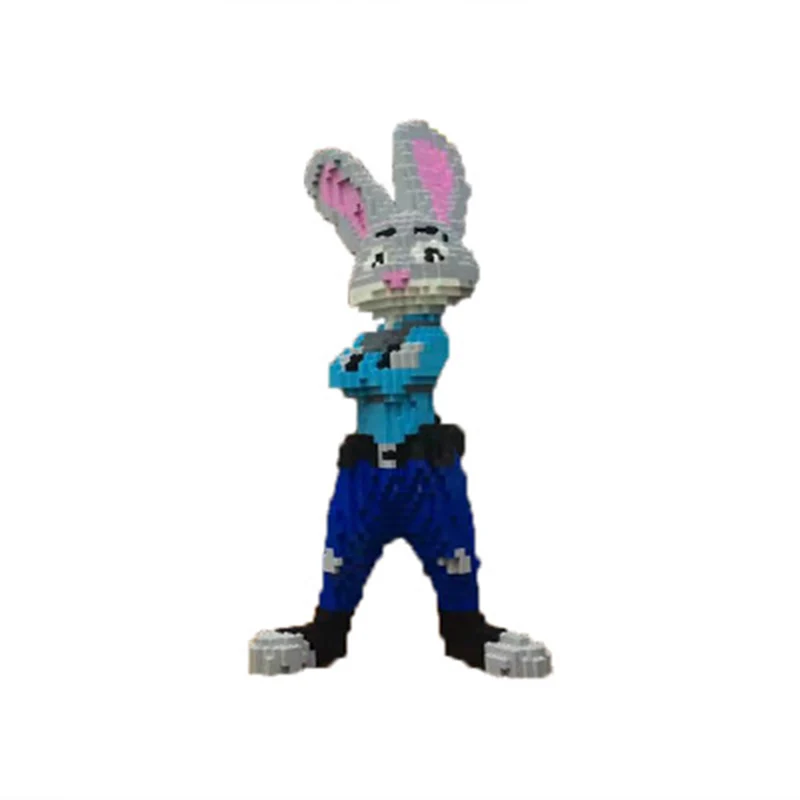 Креативные детские игрушки зеленый пластиковый заглушка кролик маленький