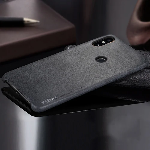 black phone case Для Xiaomi mi 9 mi 9 SE чехол для телефона X-Level роскошный винтажный Ретро мягкий кожаный задний Чехол для Xiaomi mi 8 Lite mi 8 SE чехол Coque - Цвет: black phone case