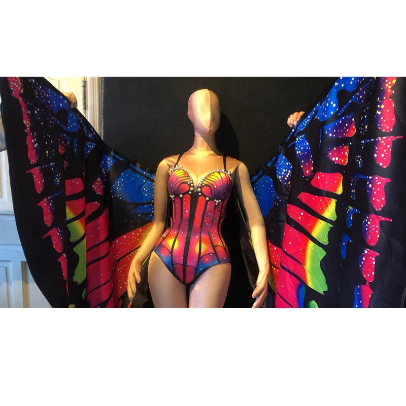 Женское платье для диджея певица сексуальное сценическое боди ночных клубов и