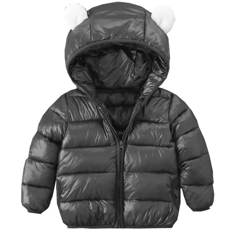 Коллекция 2019 года фирменное пальто для малышей Зимние Пуховые парки маленьких