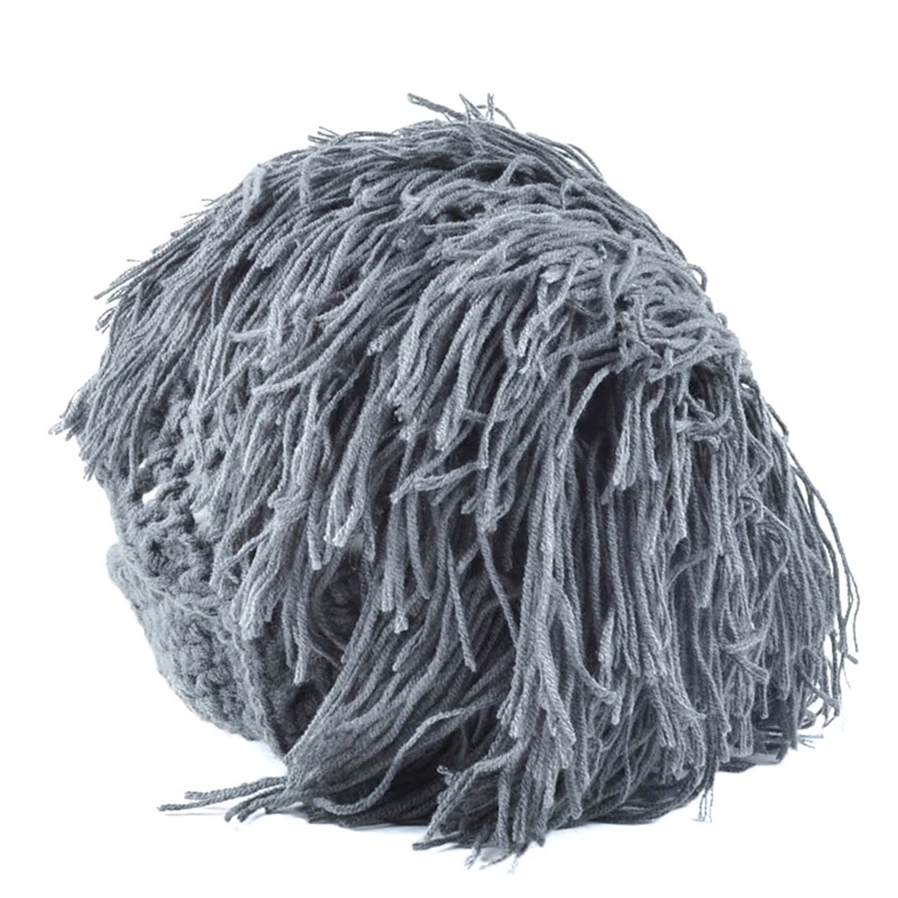 LUCKSTONE ручная работа Вязаная мужская Лыжная теплая шапка зимняя вязаная крючком