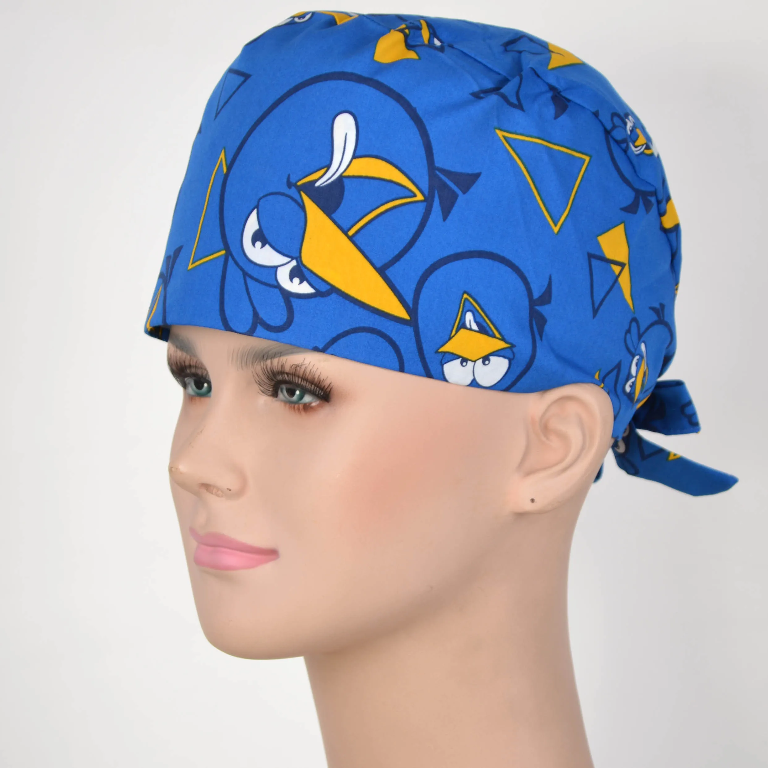 

Защитные колпачки синего цвета