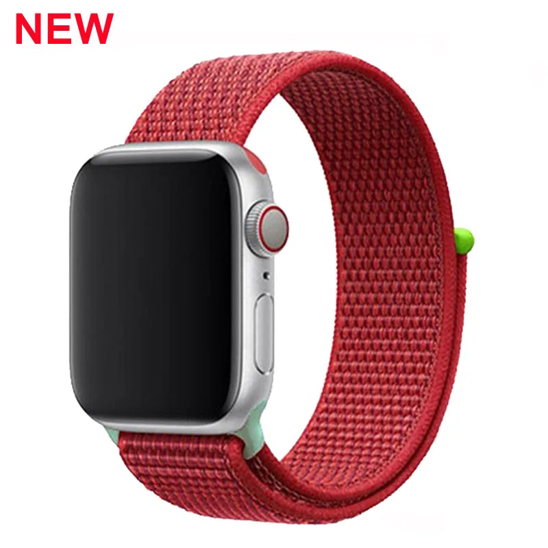 Ремешок для Apple Watch 42 мм 38 мм 5 4 3 correa iwatch 44 мм 40 мм спортивный браслет-петля Apple watch 5 4 аксессуары 5/3/2 - Цвет ремешка: NEW 4