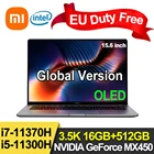 Офисный ноутбук Xiaomi Laptop Pro 15 i7-11370H MX450 OLED 3,5 K Screen 15,6 Inch 16GB + 512GB 100% sRGB