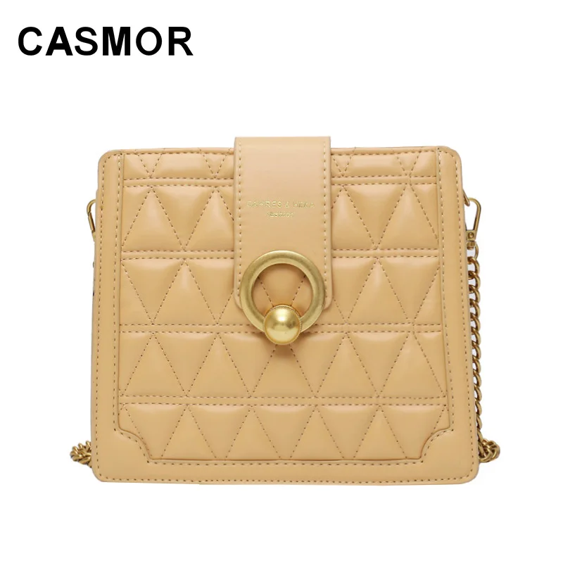 Женская сумка через плечо CASMOR с алмазной решеткой и цепочкой|Сумки ручками| |