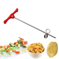 1pcs manual vegetable spiral knife potato carrot cucumber salad cutter easy spiral cutter spiralizer kitchen accessories gadgets