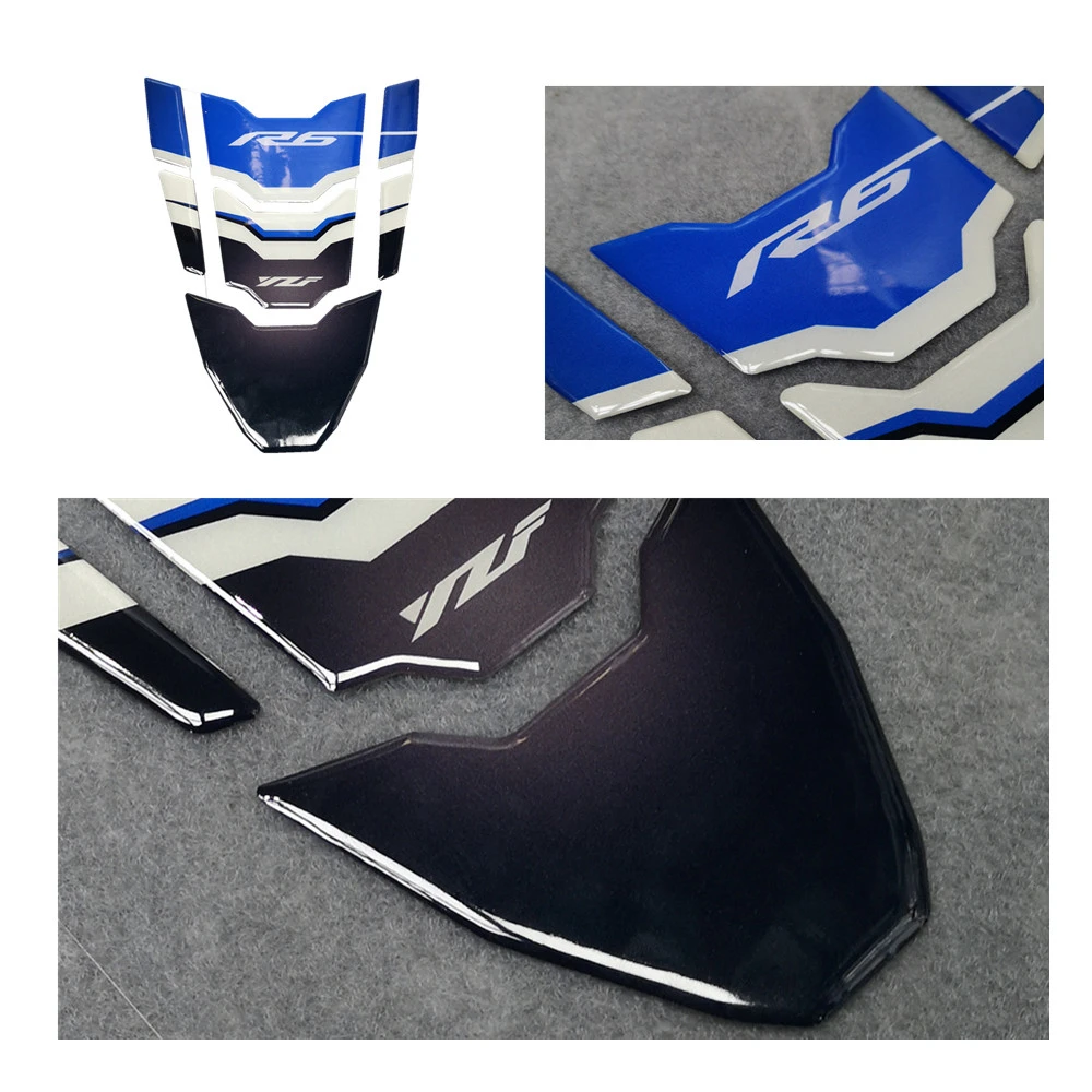 Защитный чехол для мотоцикла Yamaha R6 YZF Gel защитный топливного бака рыбьего пуха 3d