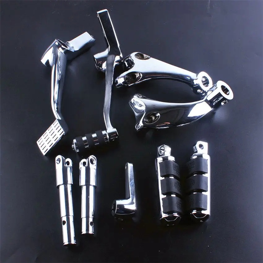 Подножки педальные рычаги Chrome для Sportster 883 1200 XL883 XL1200 2004 2013 вперед Управление