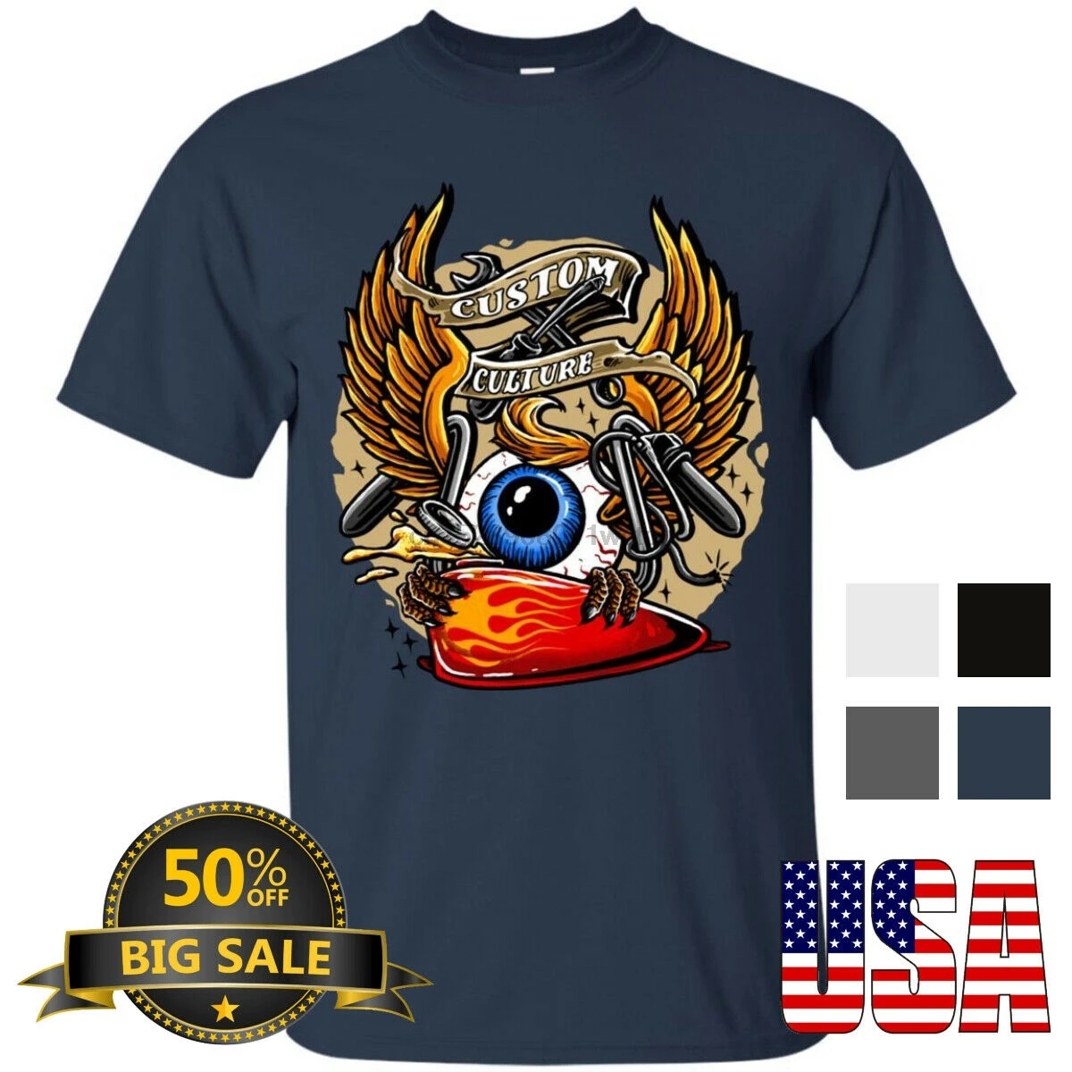 RS Custom Culture мужская футболка Guys Savage в байкерском стиле культурная одежда