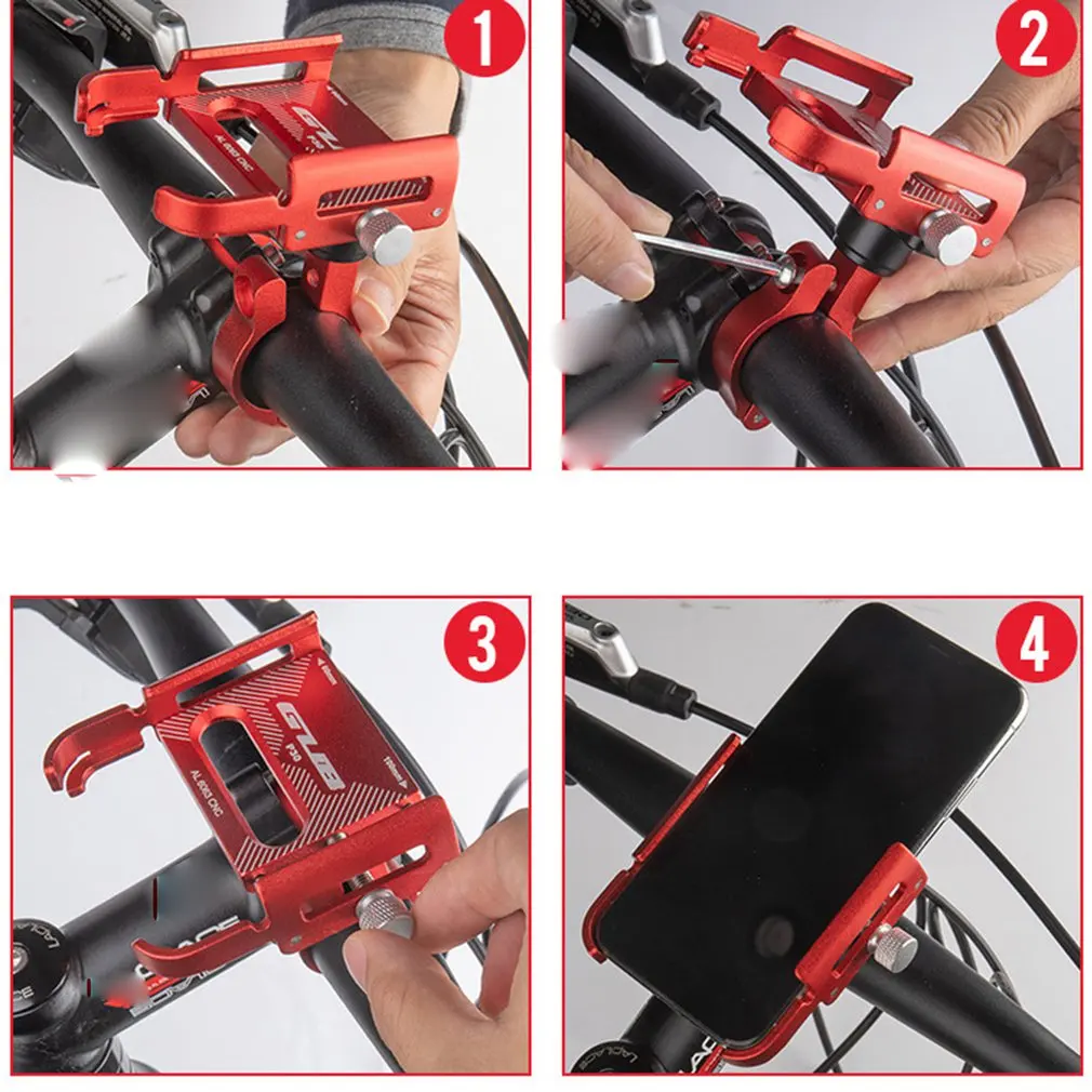 gub p30 plus 11 aluminum bike phone holder bicycle phone mount fahrrad handyhalterung soporte movil bici cycle mobile holder free global shipping